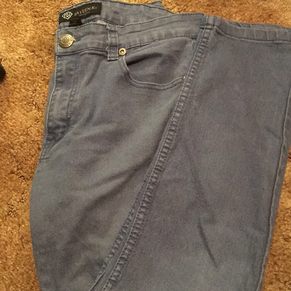 Light blue skinny jeans